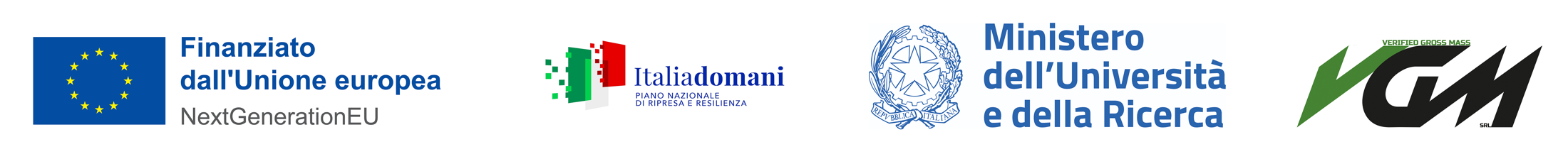 Finanziato dall’Unione europea NextGenerationEU, Italiadomani PNRR, Ministero dell’Università e della Ricerca, VGM